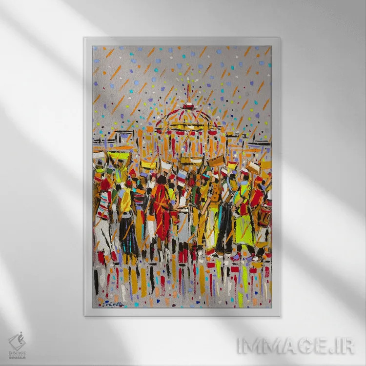 تابلو دکوراتیو همیشه چیزی هست اثر یواخیم مک میلان - نمای قابدار سفید