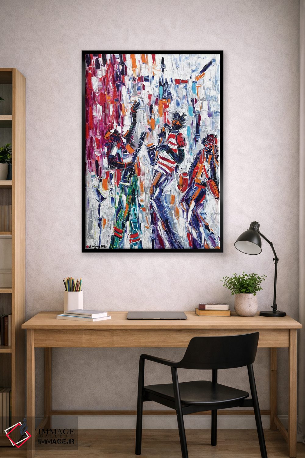 تابلو دکوراتیو حس و حال موسیقیایی اثر یواخیم مک میلان - D1B