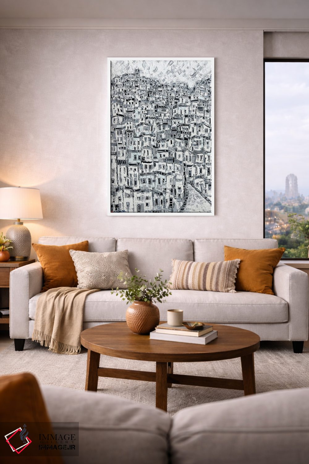 تابلو انتزاعی قرنطینه اثر یواخیم مک میلان - D4W