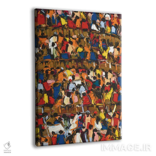 تابلو دکوراتیو جمعیت ورزشگاه اثر یواخیم مک میلان - نمای پرسپکتیو محصول