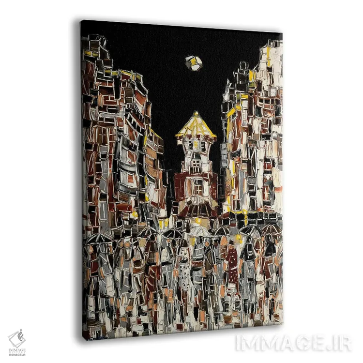 تابلو دکوراتیو میدان موزاییکی اثر یواخیم مک میلان - نمای پرسپکتیو محصول