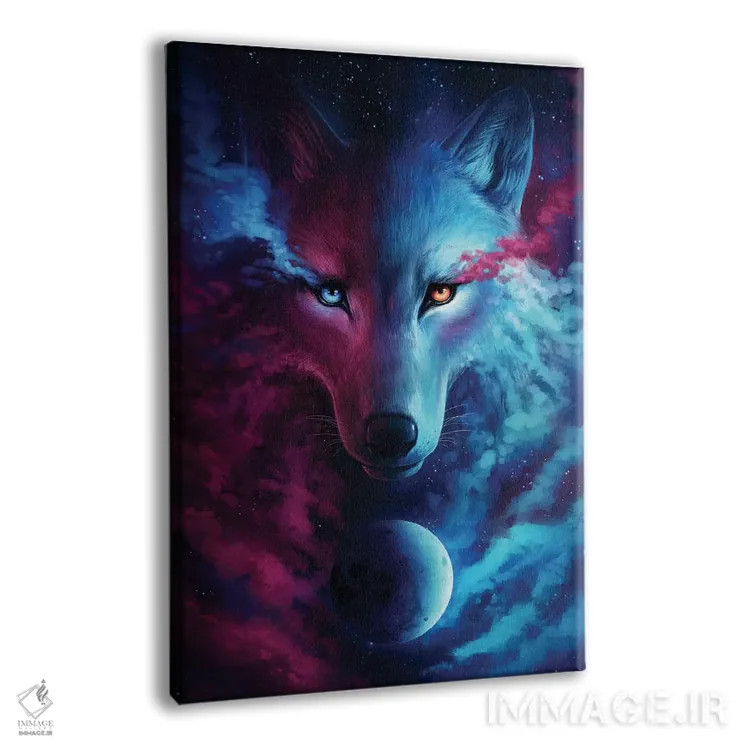 تابلو دکوراتیو جایی که نور و تاریکی به هم می رسند اثر جو جو آرت - نمای پرسپکتیو محصول