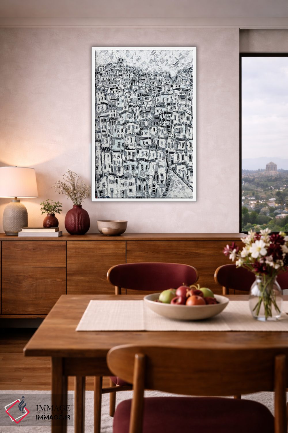 تابلو انتزاعی قرنطینه اثر یواخیم مک میلان - D5W