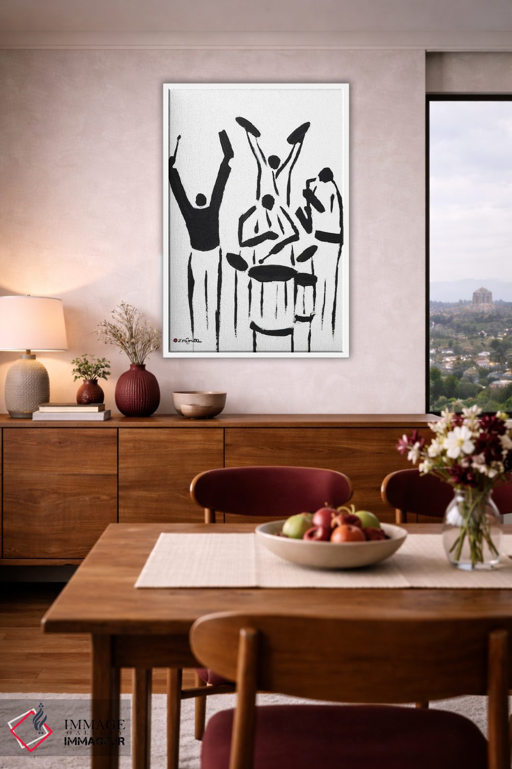 تابلو مینیمال بازیکنان اثر یواخیم مک میلان - D4W