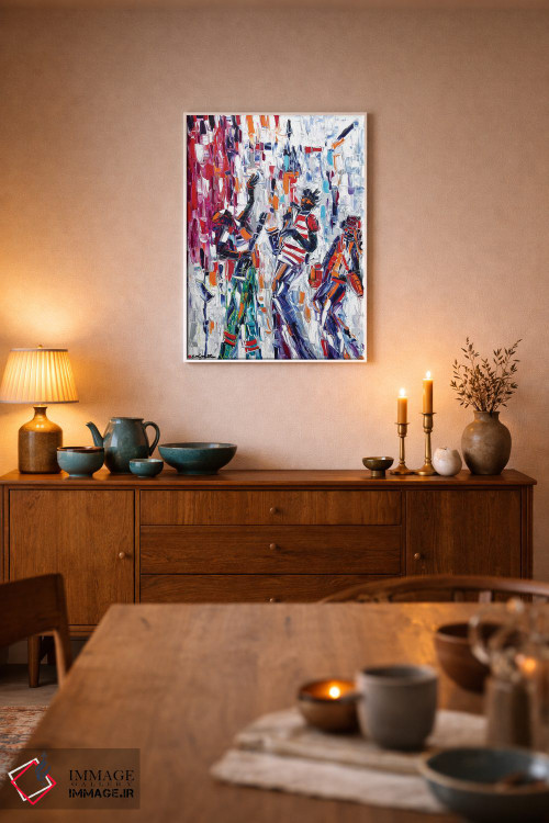 تابلو دکوراتیو حس و حال موسیقیایی اثر یواخیم مک میلان - D5W