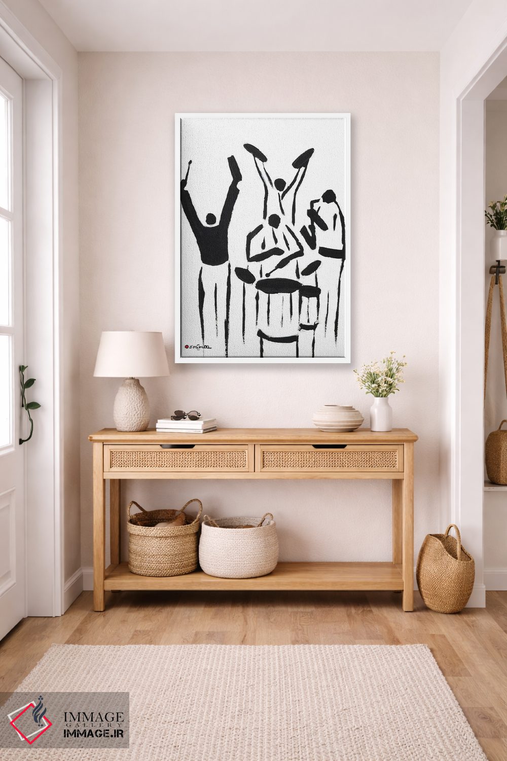 تابلو مینیمال بازیکنان اثر یواخیم مک میلان - D5W