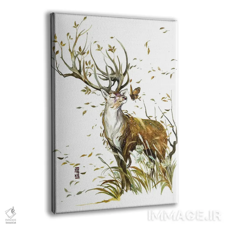 تابلو دکوراتیو باد زندگی اثر جونگکی - نمای پرسپکتیو محصول