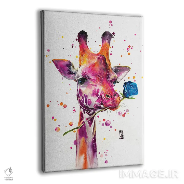 تابلو دکوراتیو کاسانوا اثر جونگکی - نمای پرسپکتیو محصول