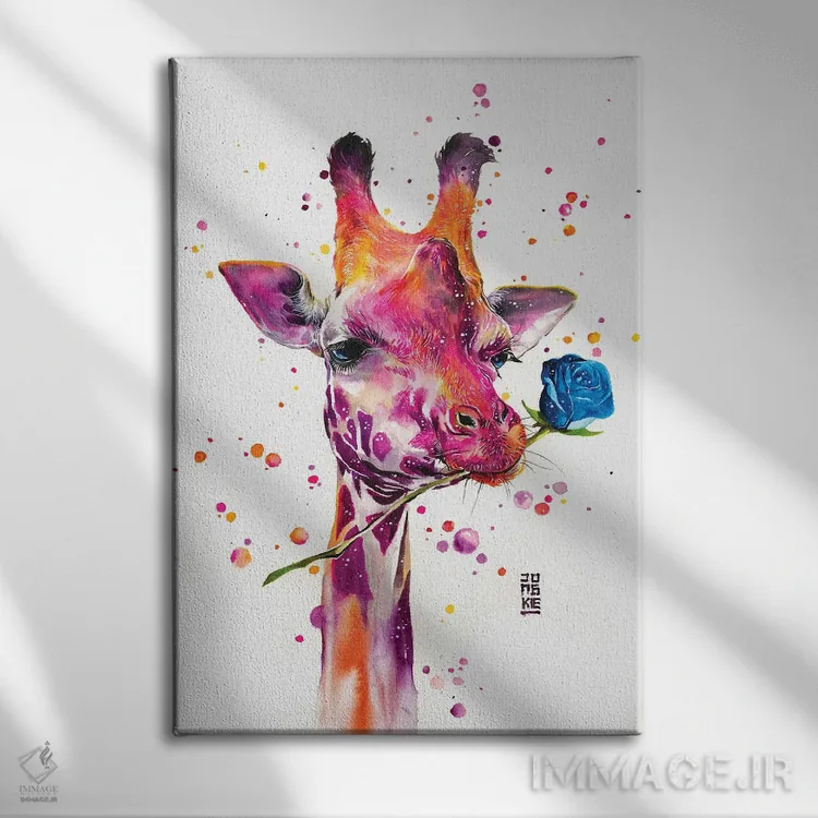 تابلو دکوراتیو کاسانوا اثر جونگکی - نمای روبهرو روی دیوار