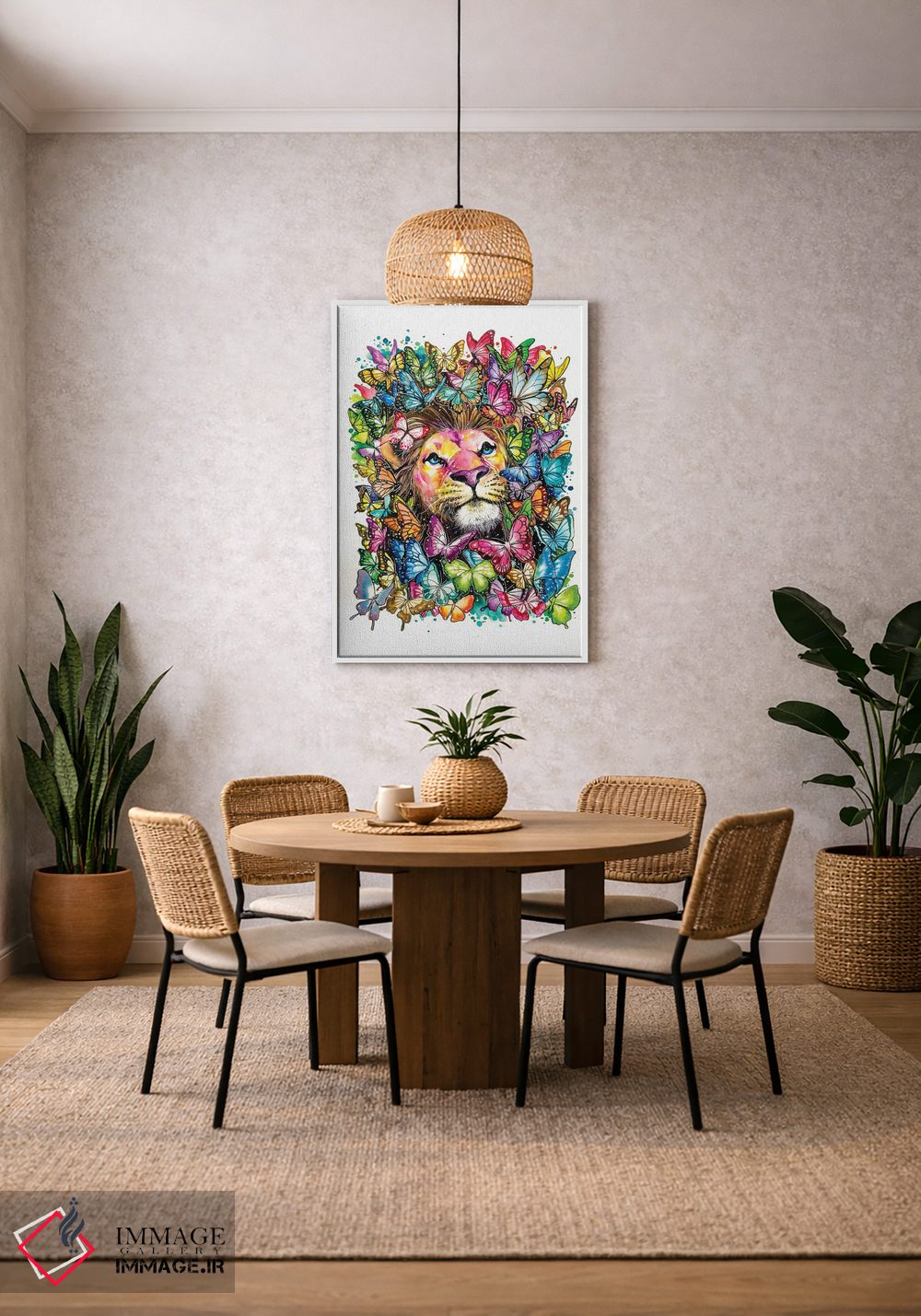 تابلو دکوراتیو بهشت اثر جونگکی - D1W