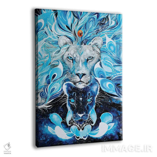 تابلو دکوراتیو پادشاه جاودان اثر جونگکی - نمای پرسپکتیو محصول