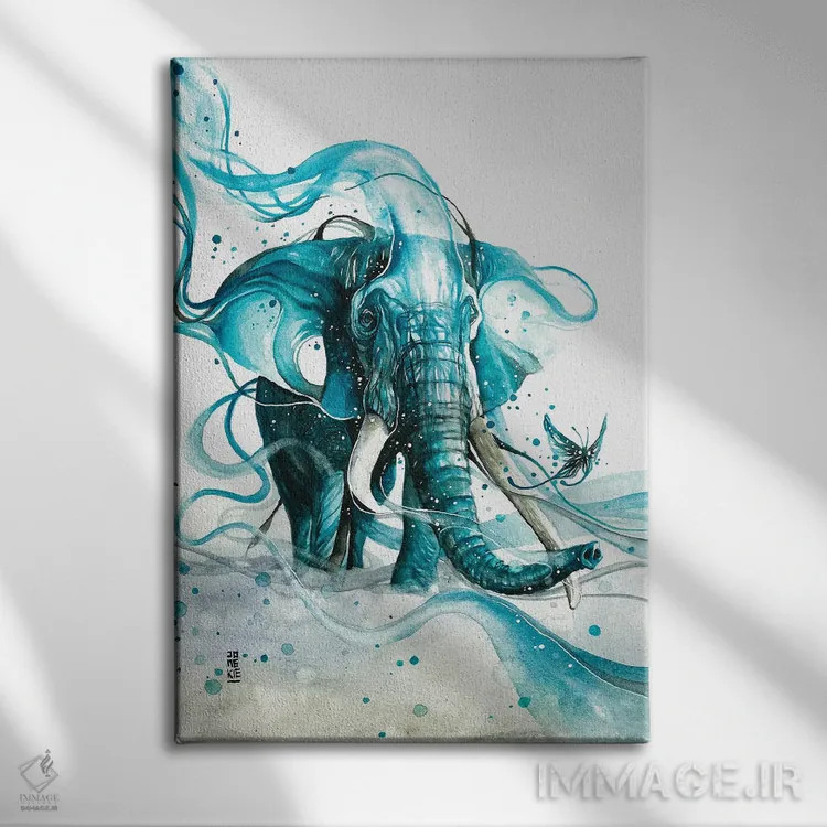 تابلو دکوراتیو امید اثر جونگکی - نمای روبهرو روی دیوار