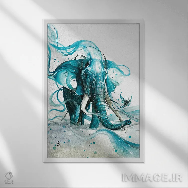 تابلو دکوراتیو امید اثر جونگکی - نمای قابدار سفید