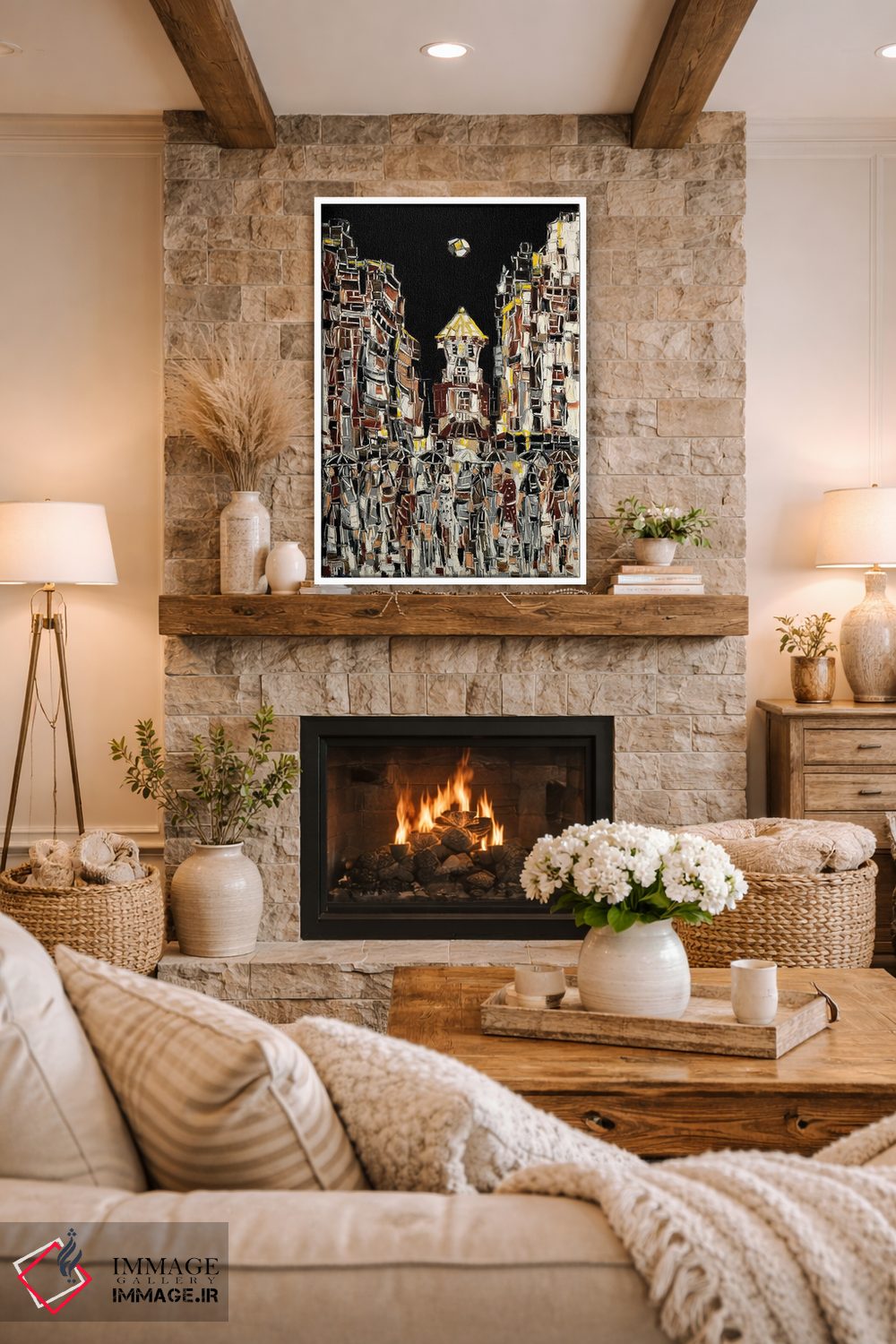 تابلو دکوراتیو میدان موزاییکی اثر یواخیم مک میلان - D1W