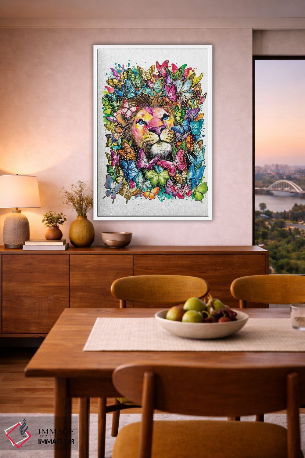 تابلو دکوراتیو بهشت اثر جونگکی - D5W