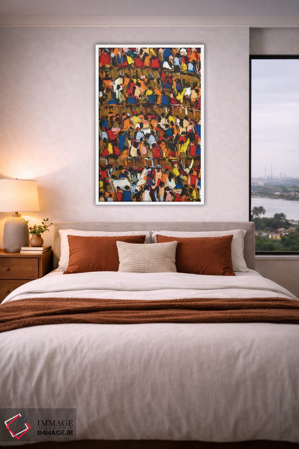 تابلو دکوراتیو جمعیت ورزشگاه اثر یواخیم مک میلان - D2W