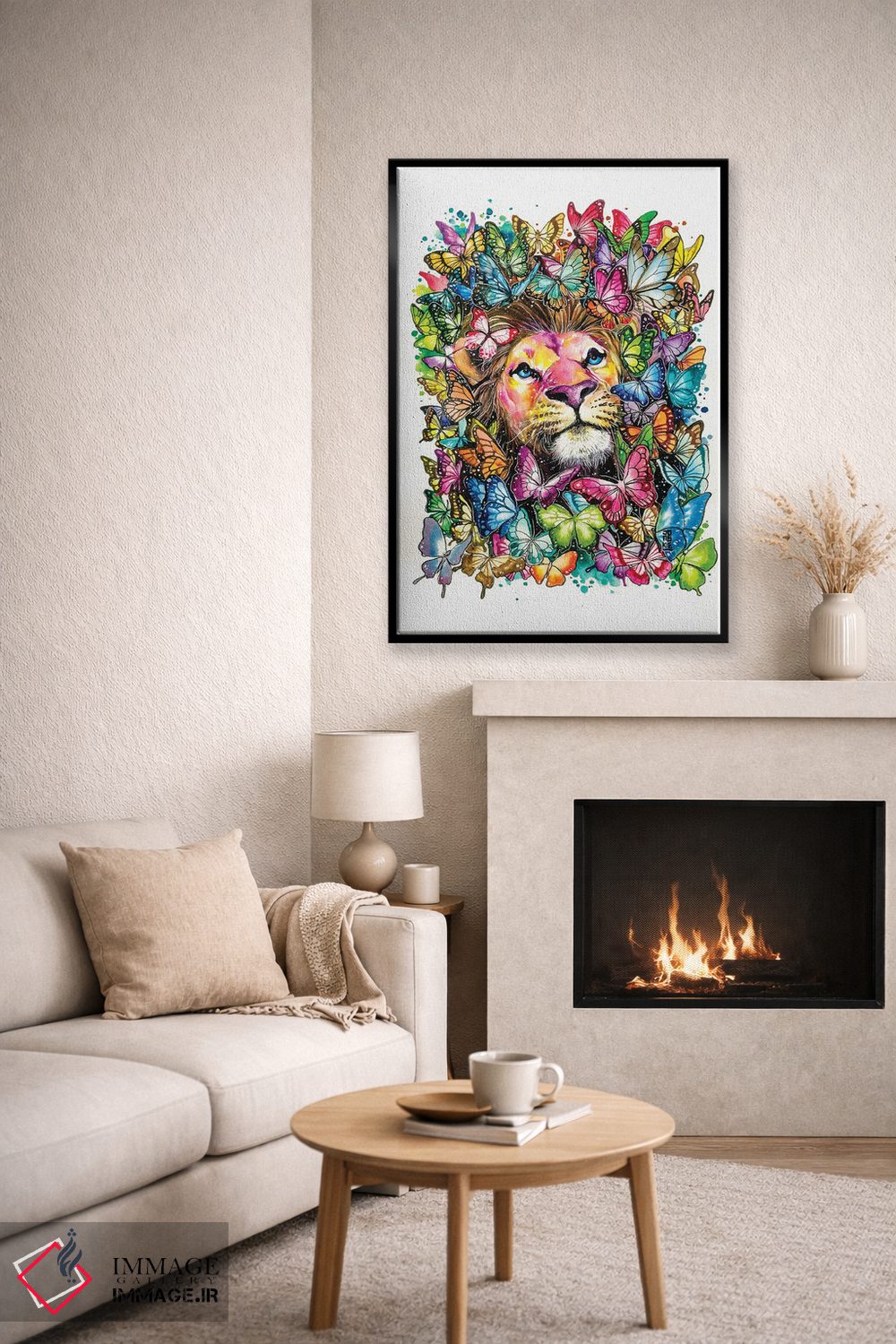 تابلو دکوراتیو بهشت اثر جونگکی - D6B