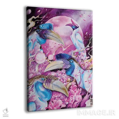 تابلو دکوراتیو ماه نو اثر جونگکی - نمای پرسپکتیو محصول