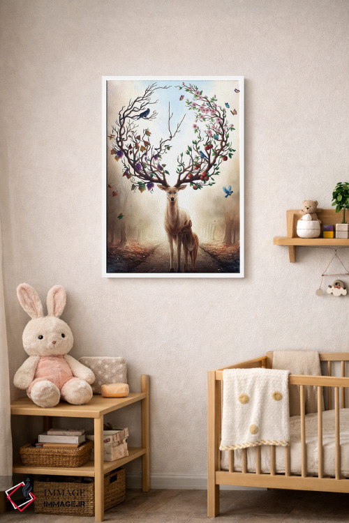 تابلو دکوراتیو فصل ها اثر جو جو آرت - D2W