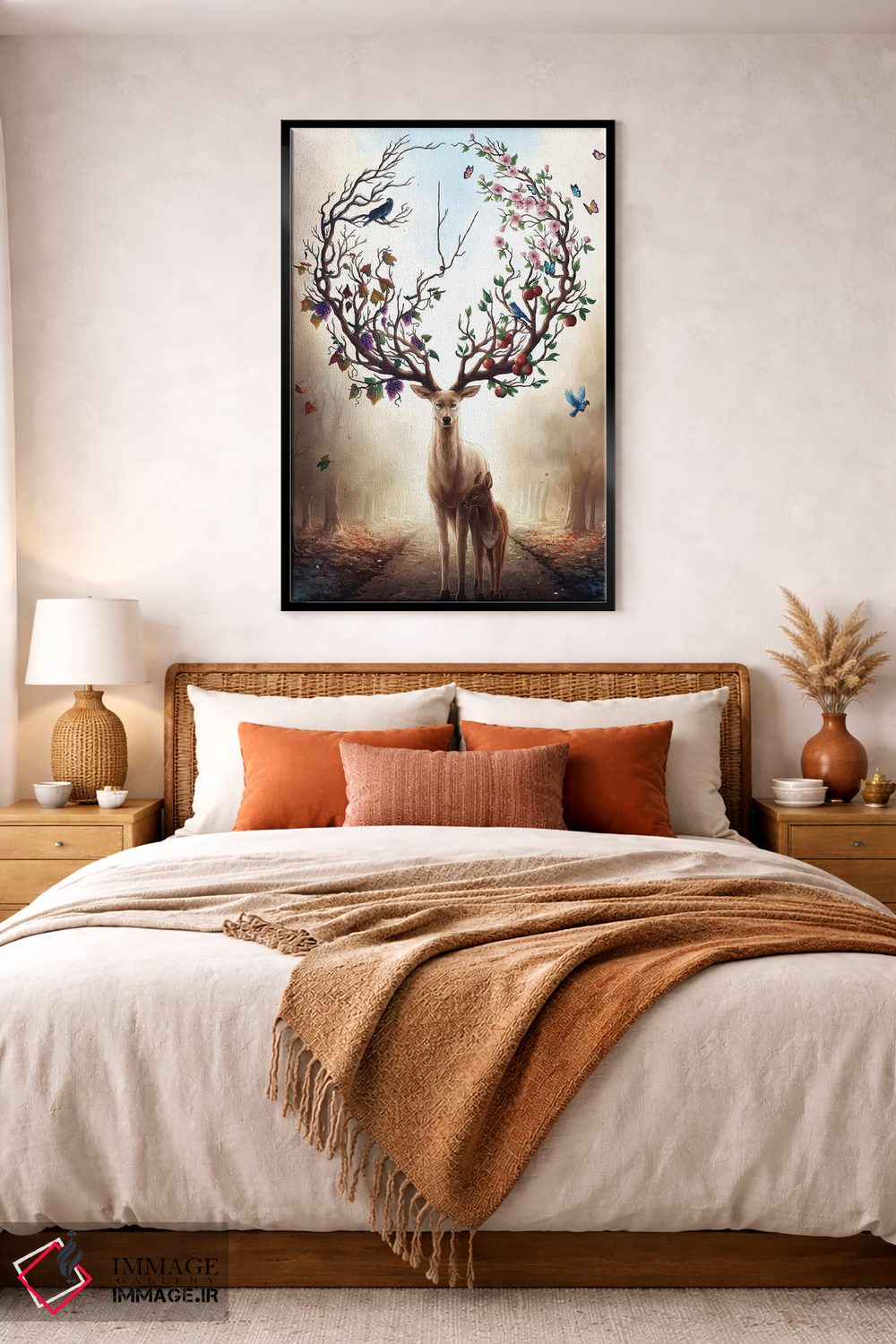 تابلو دکوراتیو فصل ها اثر جو جو آرت - D4B