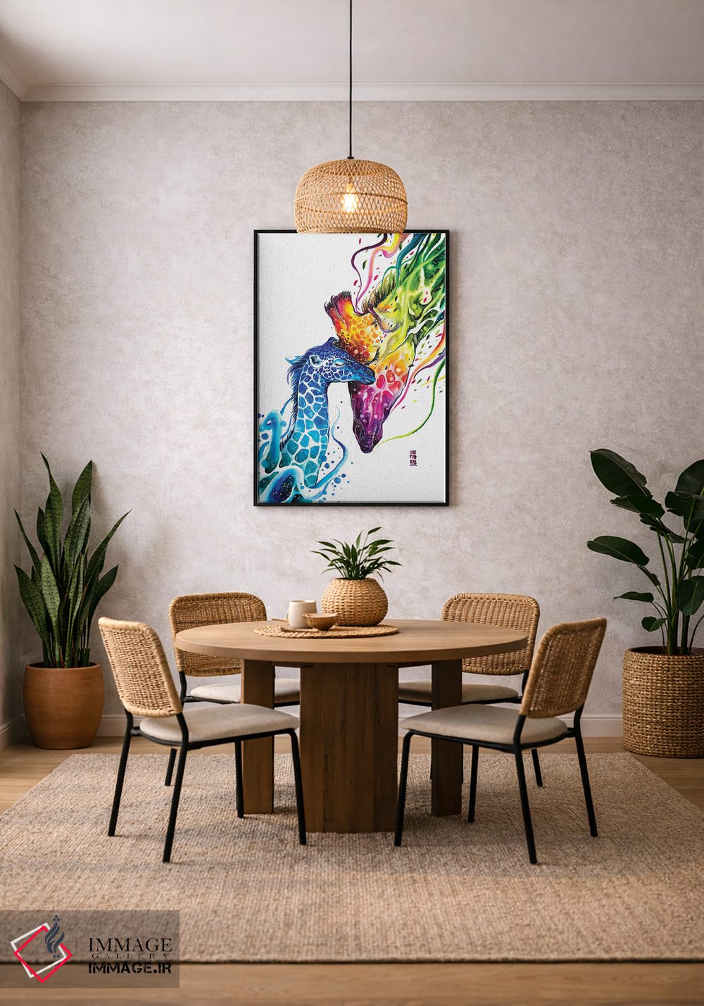 تابلو دکوراتیو نوزاد من اثر جونگکی - D4B