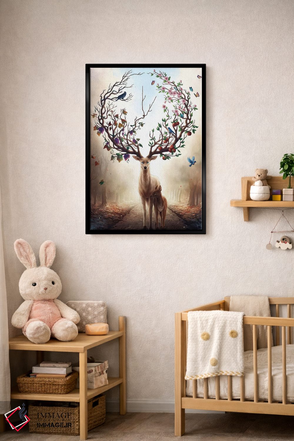 تابلو دکوراتیو فصل ها اثر جو جو آرت - D5B