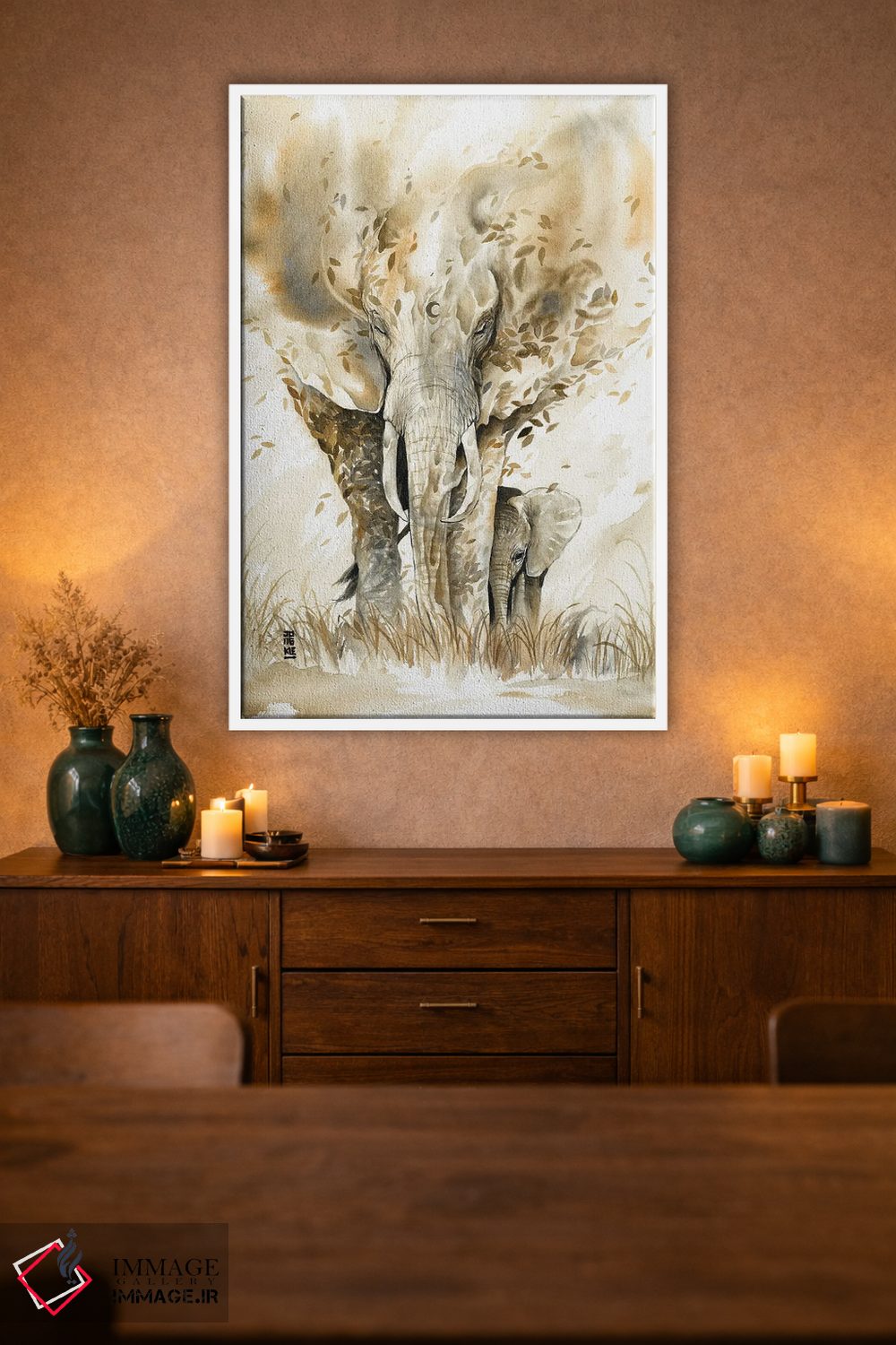 تابلو دکوراتیو روح نگهبان اثر جونگکی - D1W