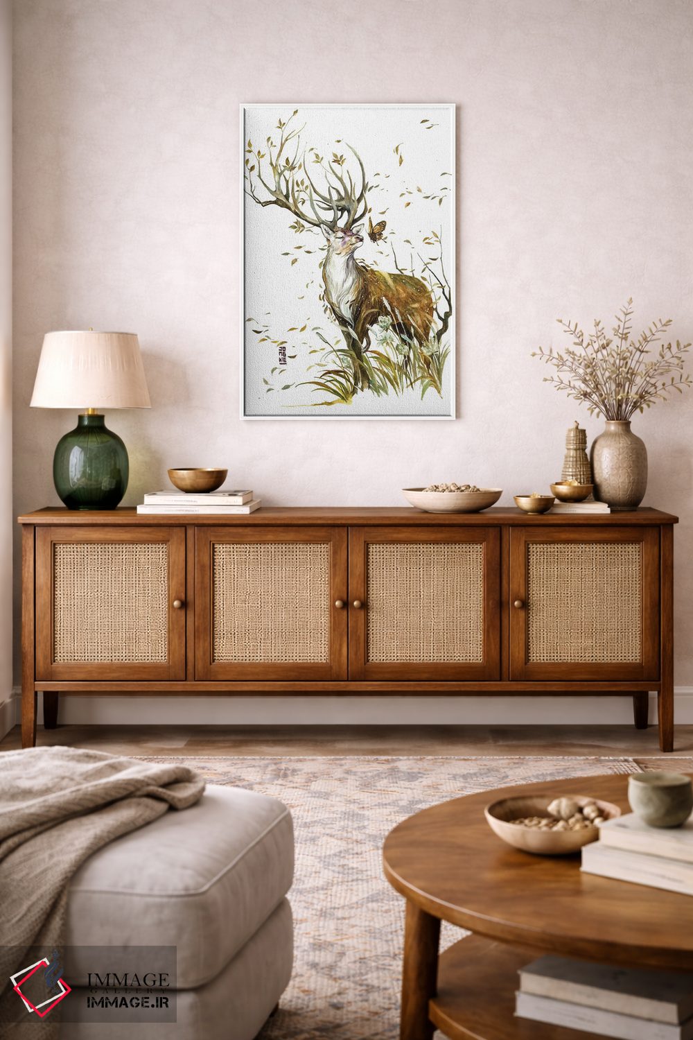 تابلو دکوراتیو باد زندگی اثر جونگکی - D2W