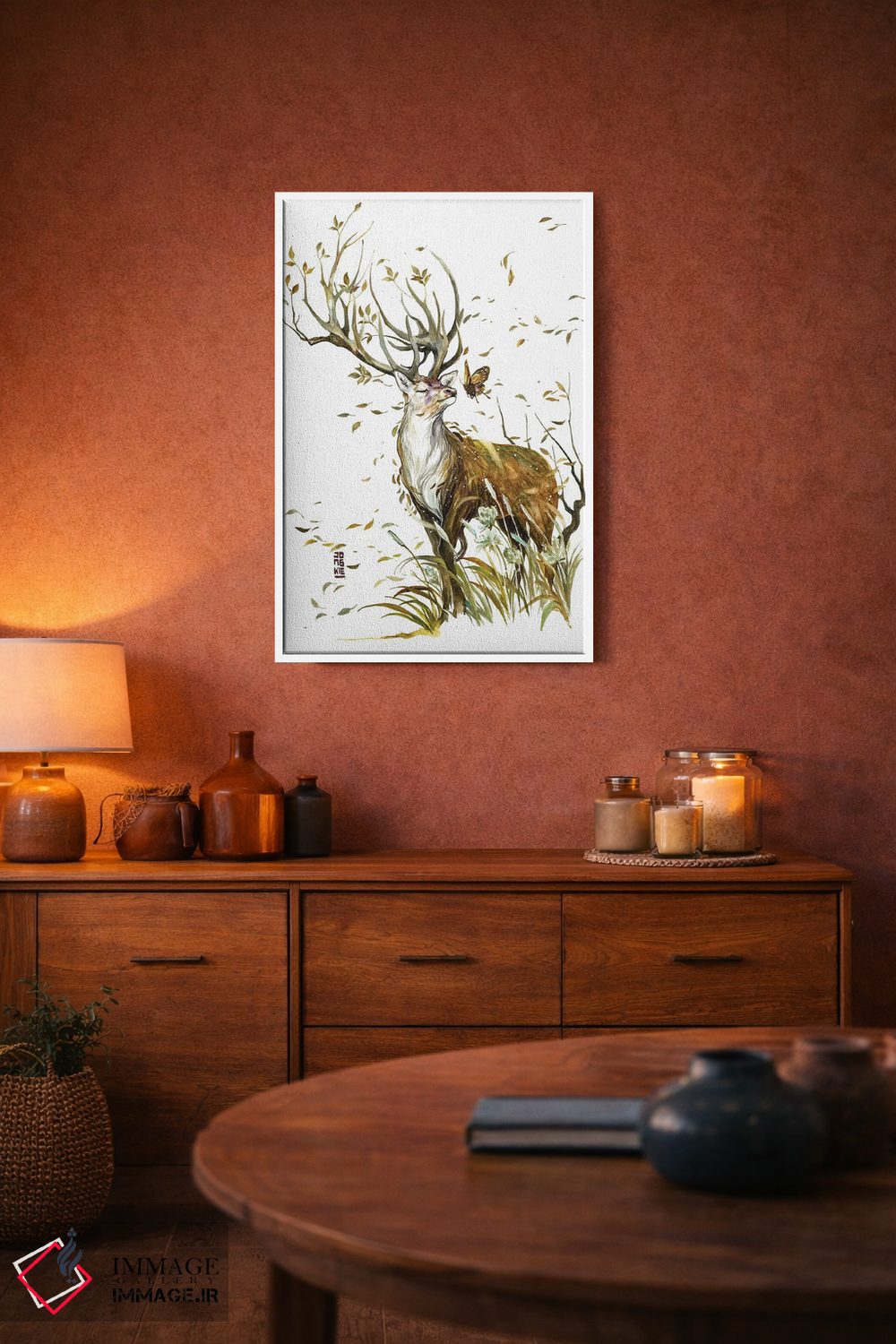 تابلو دکوراتیو باد زندگی اثر جونگکی - D3W