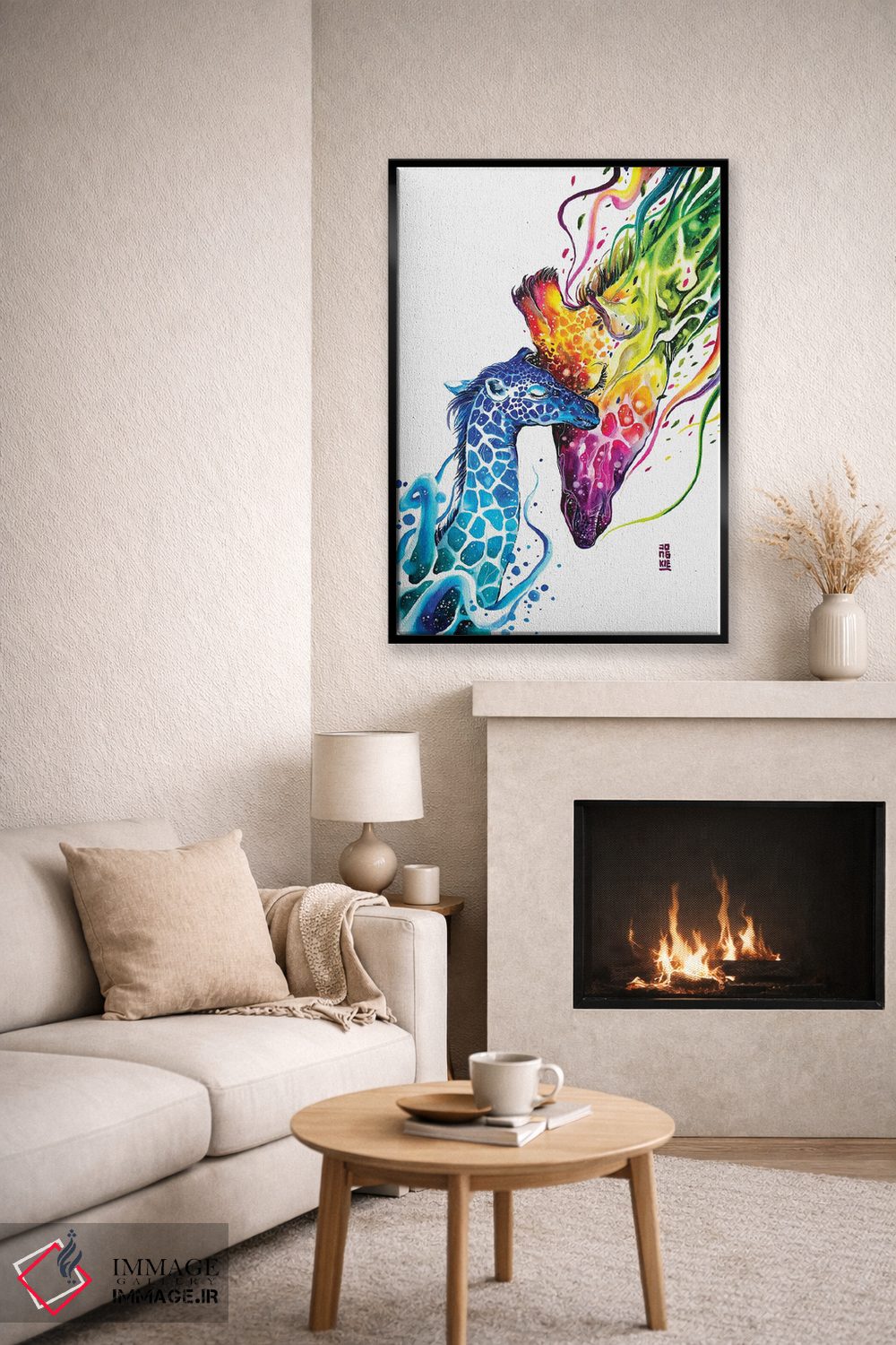 تابلو دکوراتیو نوزاد من اثر جونگکی - D6B