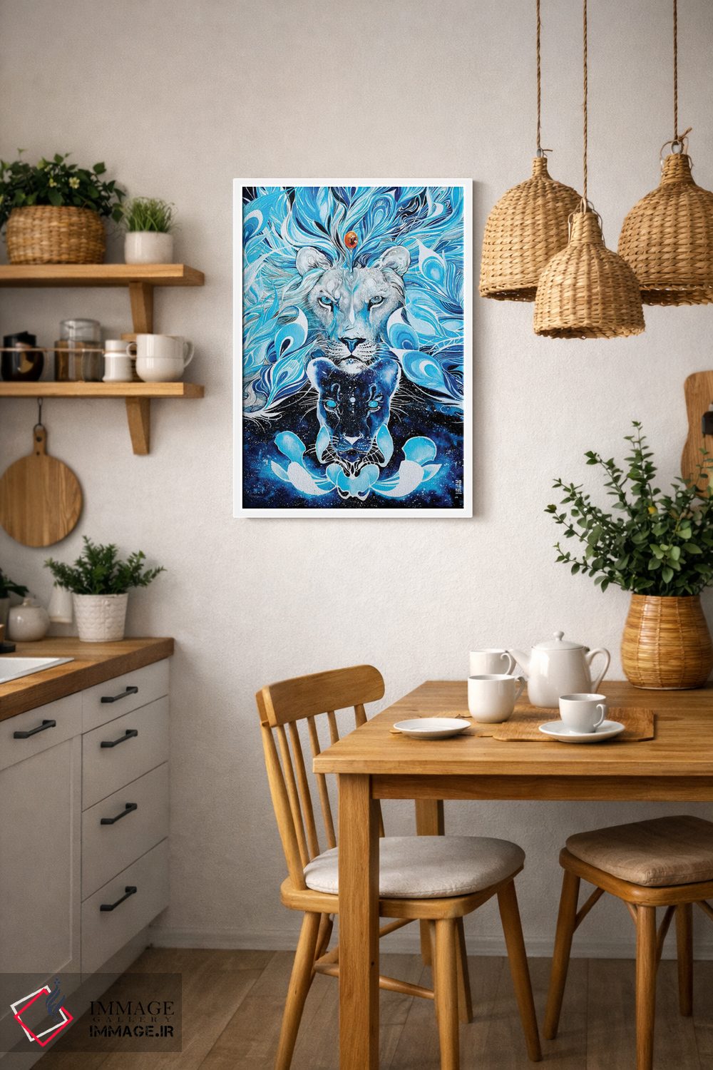 تابلو دکوراتیو پادشاه جاودان اثر جونگکی - D3W