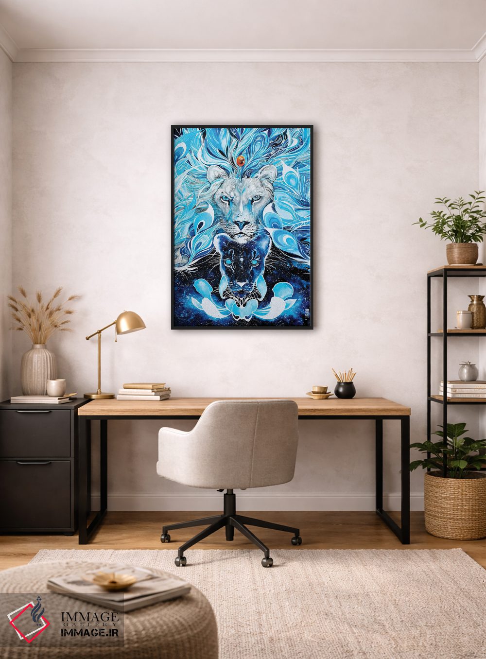 تابلو دکوراتیو پادشاه جاودان اثر جونگکی - D5B