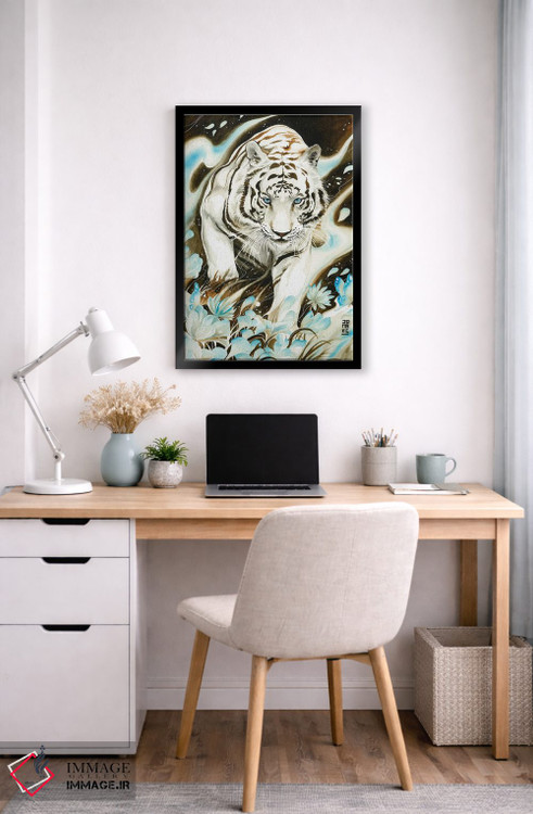 تابلو دکوراتیو روح سفید اثر جونگکی - D6B