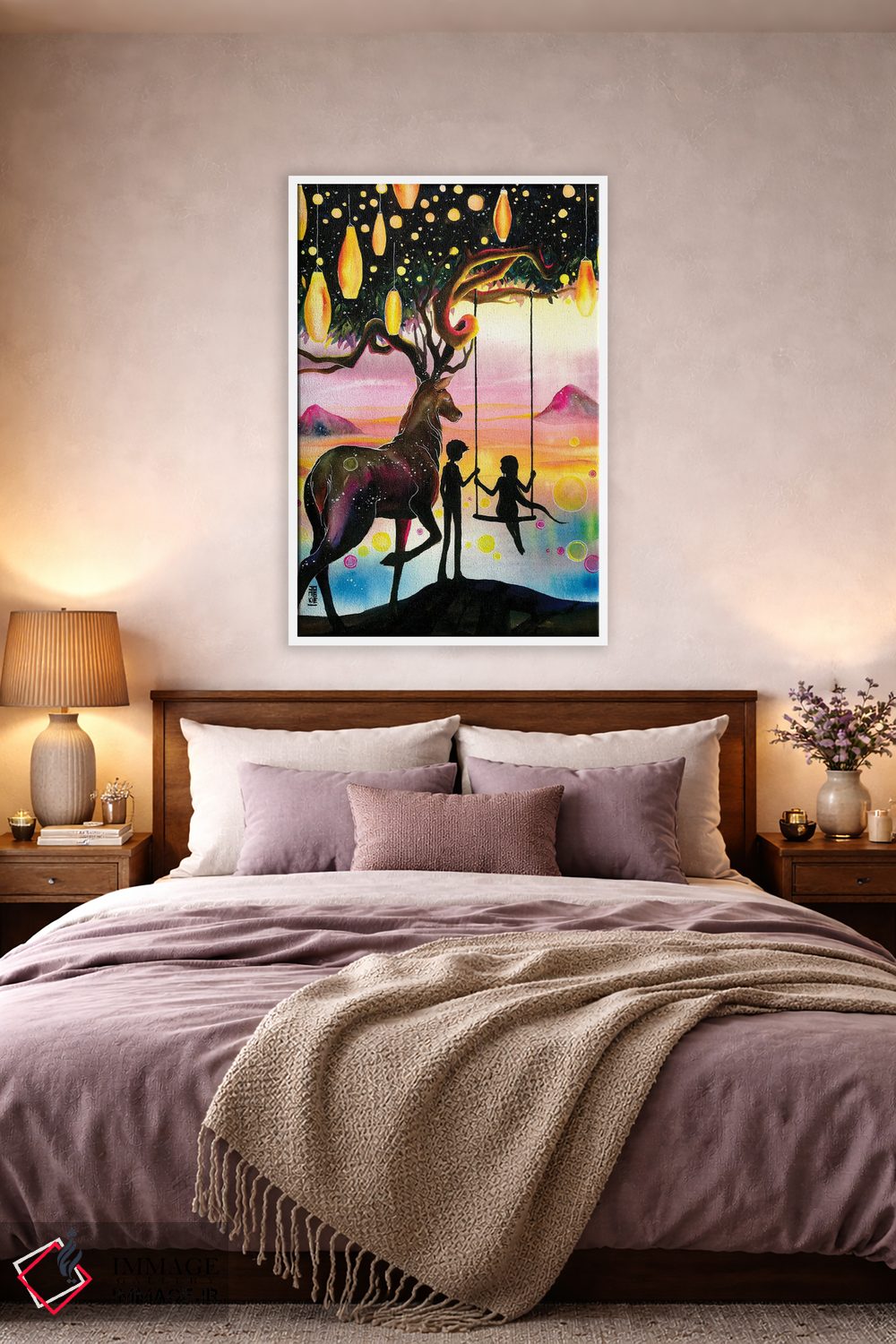 تابلو دکوراتیو در کنار تو اثر جونگکی - D2W