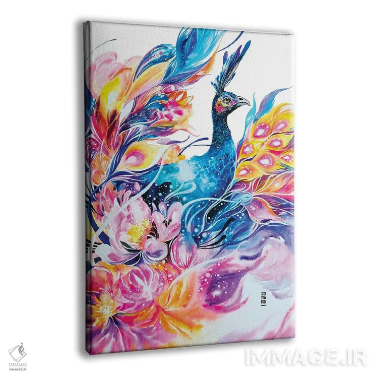 تابلو دکوراتیو زندگی دل انگیز اثر جونگکی - نمای پرسپکتیو محصول