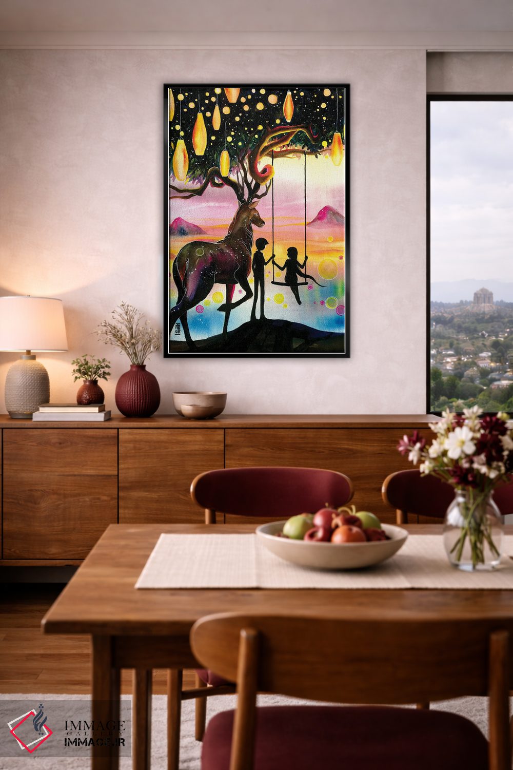 تابلو دکوراتیو در کنار تو اثر جونگکی - D4B