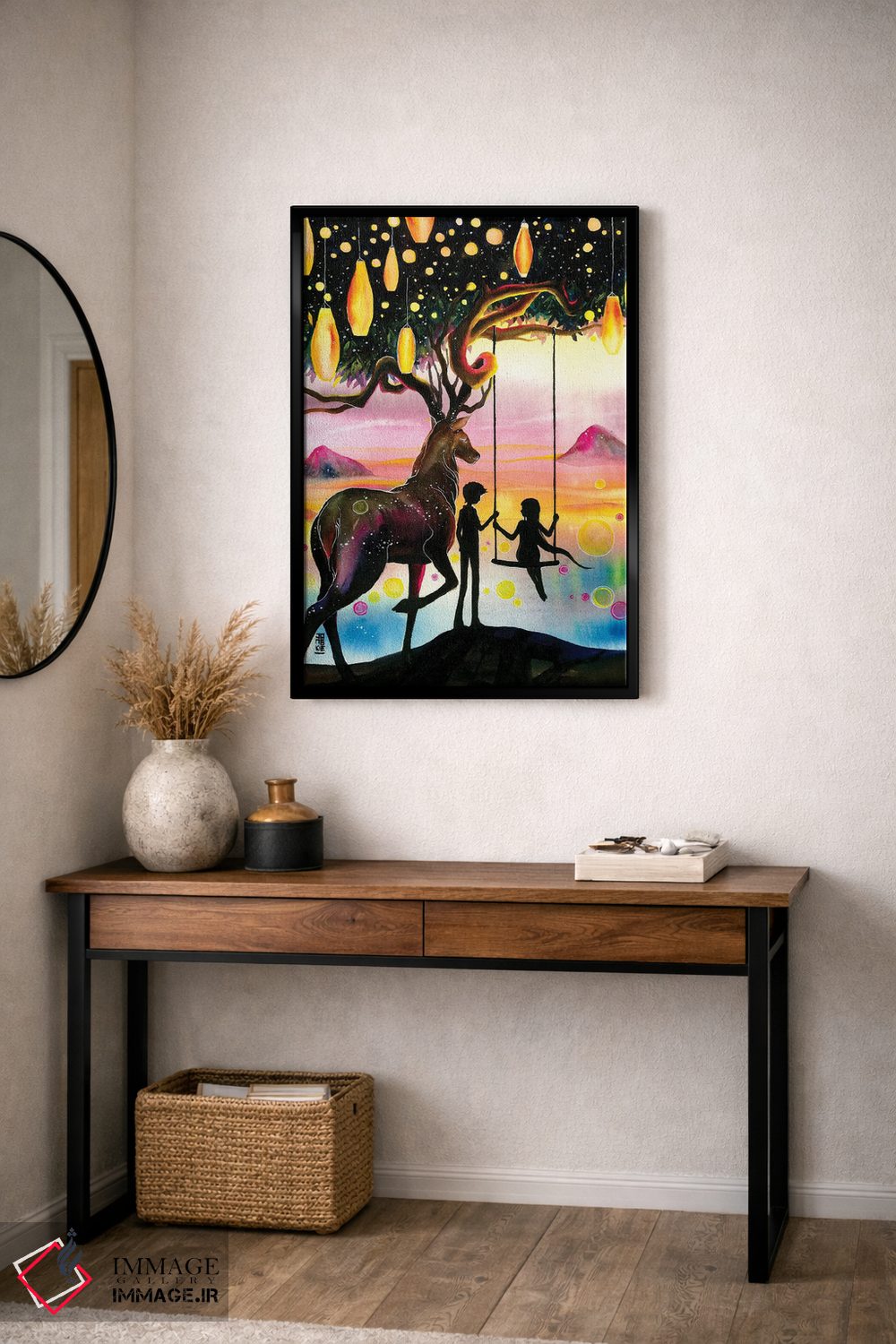 تابلو دکوراتیو در کنار تو اثر جونگکی - D3B