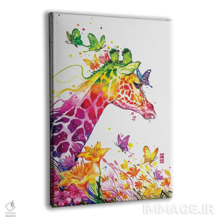 تابلو دکوراتیو فردوس اثر جونگکی - نمای پرسپکتیو محصول