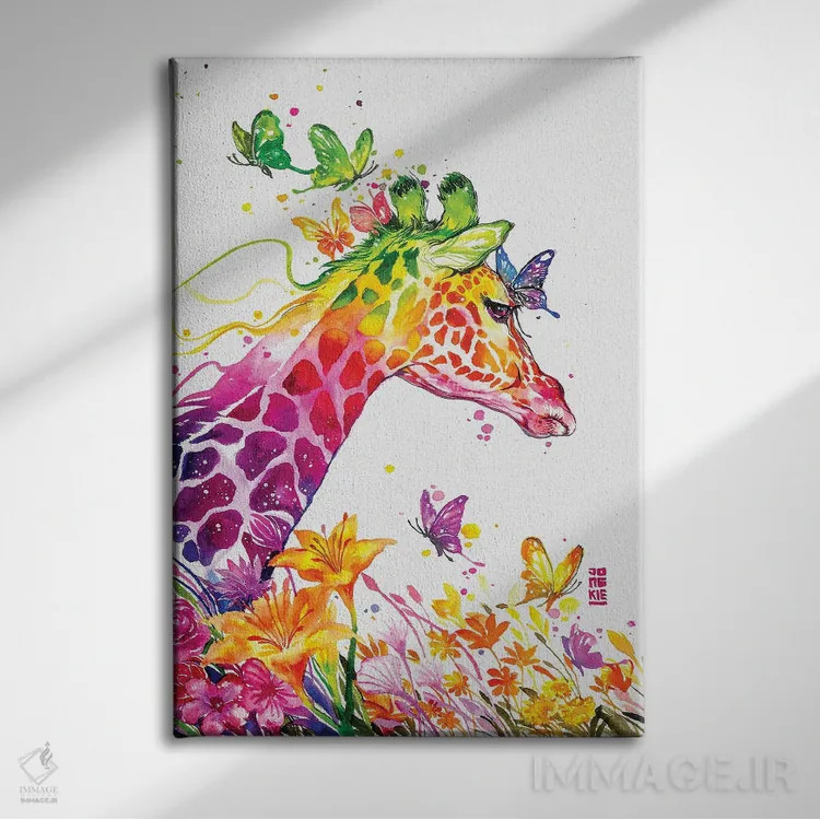 تابلو دکوراتیو فردوس اثر جونگکی - نمای روبهرو روی دیوار