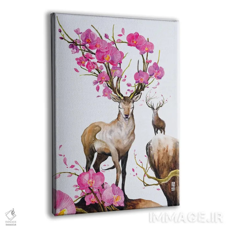 تابلو دکوراتیو شعر زندگی اثر جونگکی - نمای پرسپکتیو محصول