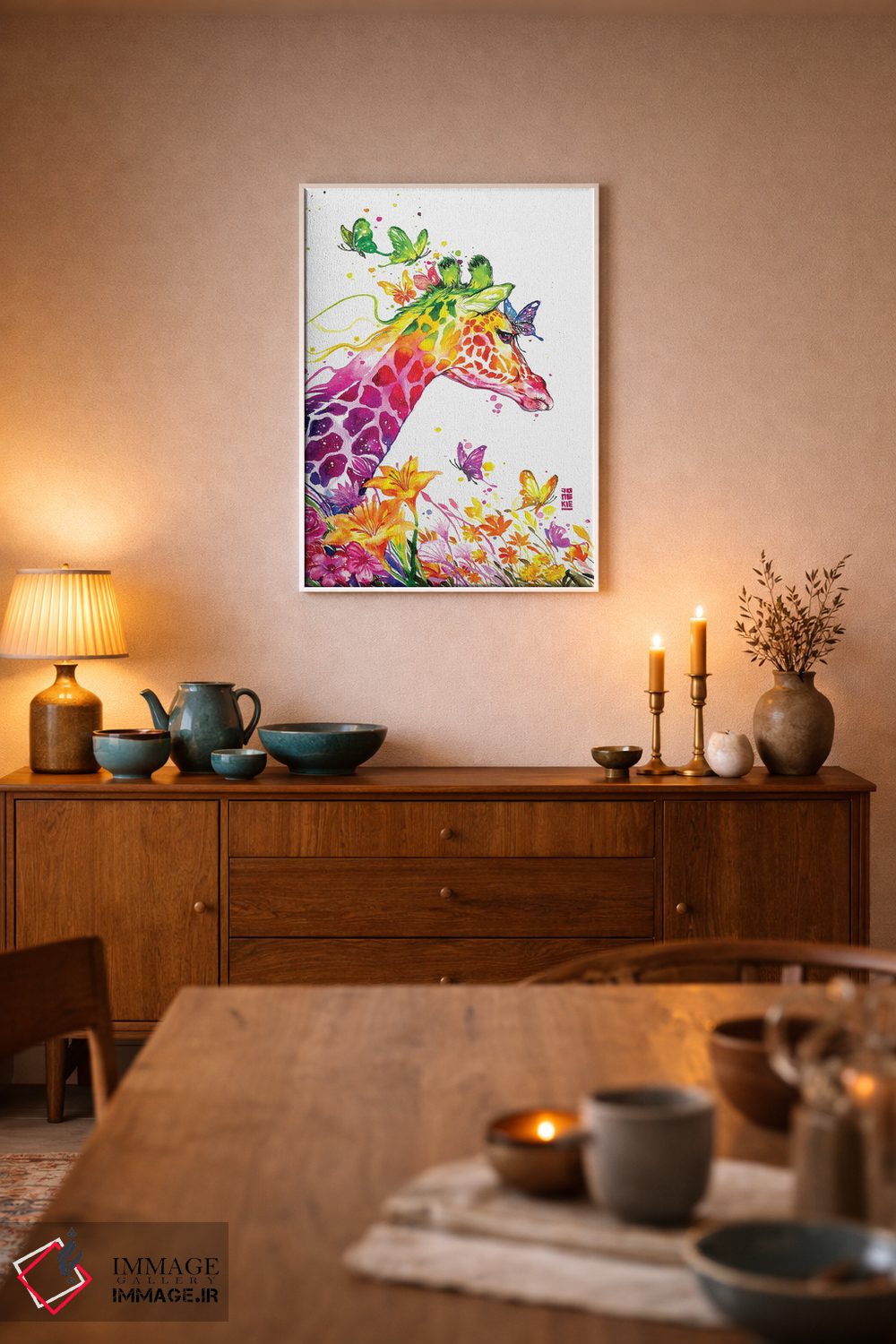 تابلو دکوراتیو فردوس اثر جونگکی - D3W