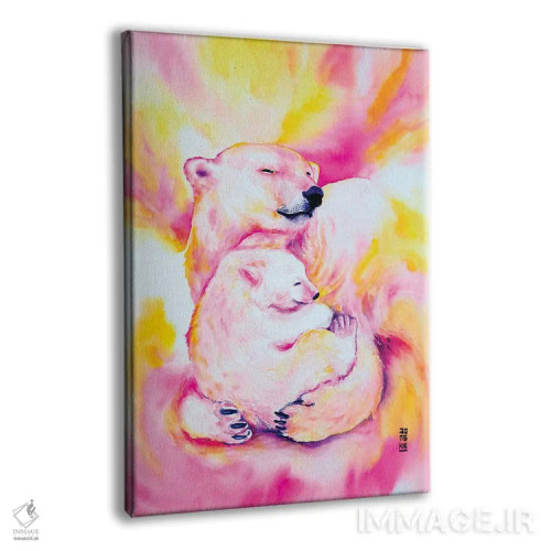 تابلو دکوراتیو شفق قطبی من اثر جونگکی - نمای پرسپکتیو محصول