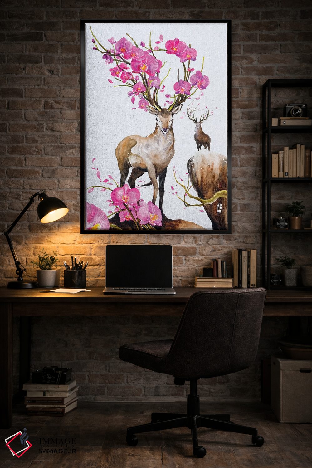 تابلو دکوراتیو شعر زندگی اثر جونگکی - D3B