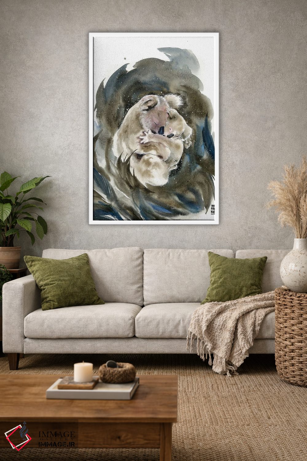 تابلو دکوراتیو مادر اثر جونگکی - D1W