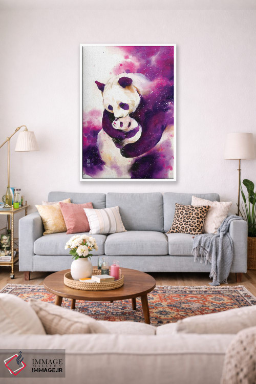 تابلو دکوراتیو عشق مادرانه اثر جونگکی - D1W