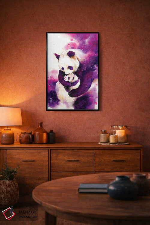 تابلو دکوراتیو عشق مادرانه اثر جونگکی - D5B