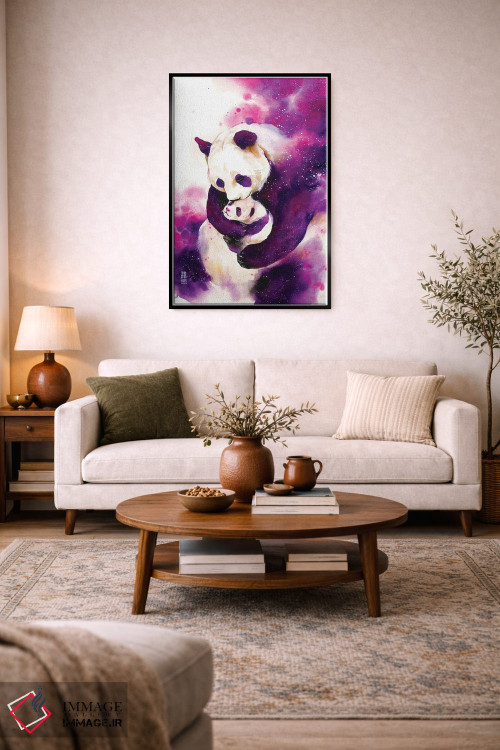 تابلو دکوراتیو عشق مادرانه اثر جونگکی - D3B