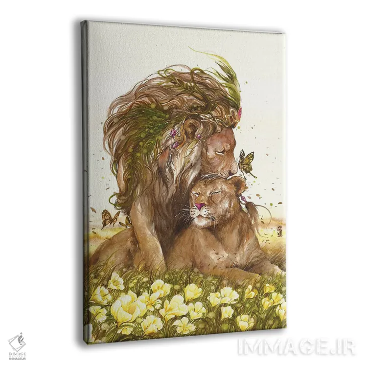 تابلو دکوراتیو پادشاه دو قلب اثر جونگکی - نمای پرسپکتیو محصول