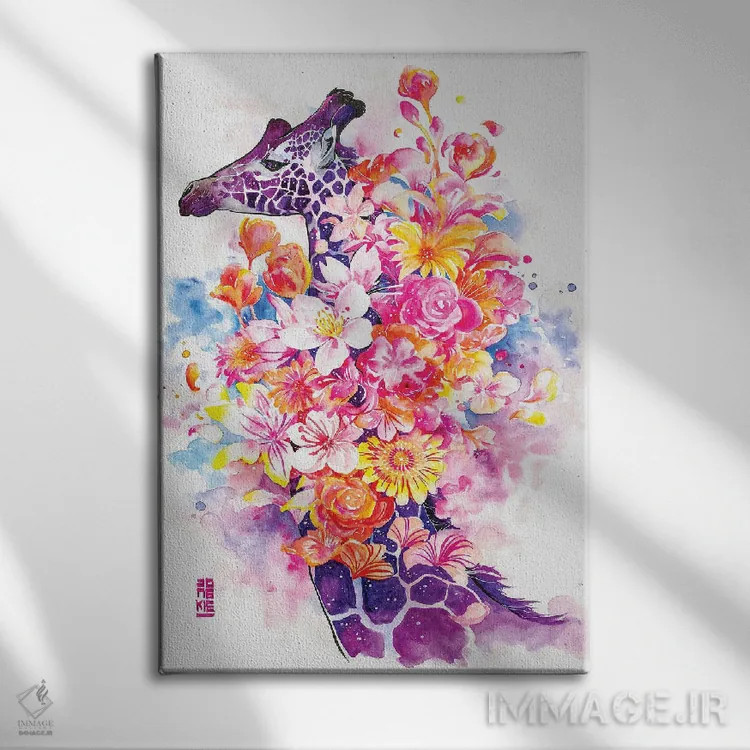 تابلو دکوراتیو بهار اثر جونگکی - نمای روبهرو روی دیوار