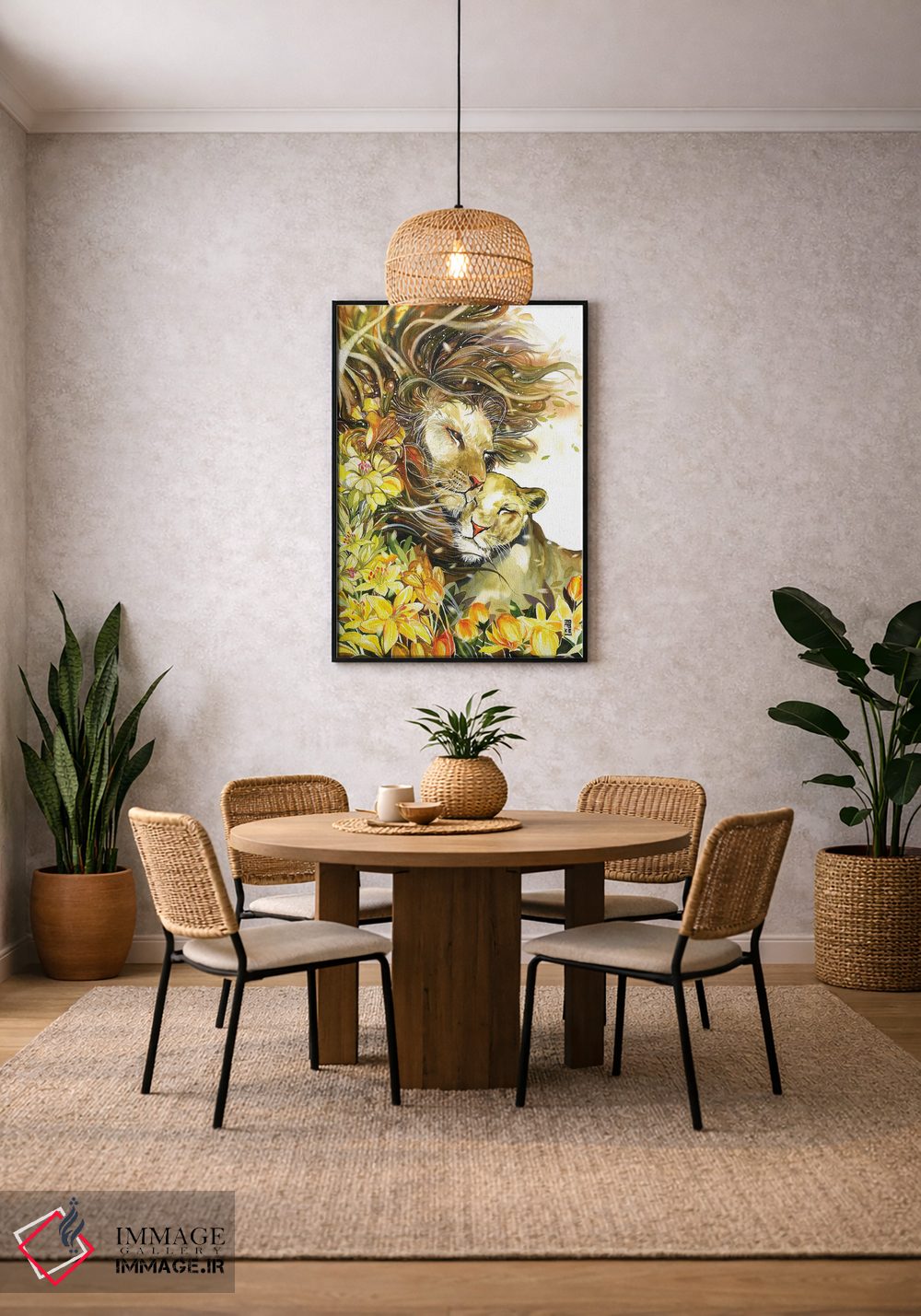 تابلو دکوراتیو والس بهاری اثر جونگکی - D4B